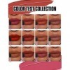 Anglicolor 12 Couleurs Rouge à Lèvres,Liquide Mat Nude Étanche Longue durée Antiadhésif La tasse ne se décolore pas Brillant ...