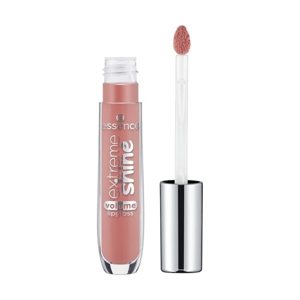 Essence Cosmetics Extreme Shine Volume Lipgloss Volumateur, Brillant, Sensation de Rosée, Translucide 5ml Gloss