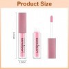 12 Pièces Ensemble de Gloss lèvre Professionnel Maquillage, Huile Brillante Hydratante Soin Teinté pour Lèvres Sèches Gloss