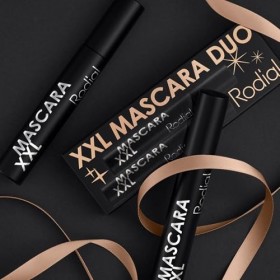 Rodial Kit Duo XXL - Coffret cadeau avec 2 mascaras XXL 13 ml - Noir intense - Formule revitalisante volumisante longue tenue...