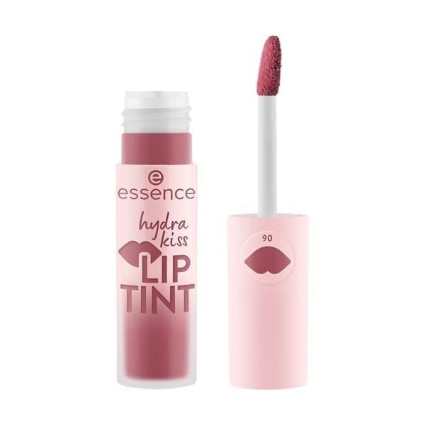 Essence Cosmetics Hydra Kiss Lip Tint encre à Lèvres, Longue Durée, Effet Colorant, Naturel, Brillant 4ml 