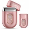 Rasoir électrique féminin, [2025 new] Rasoir intime 3D à trois lames pour femme, Epilateur Visage, Tondeuse Femme Intime, ras...