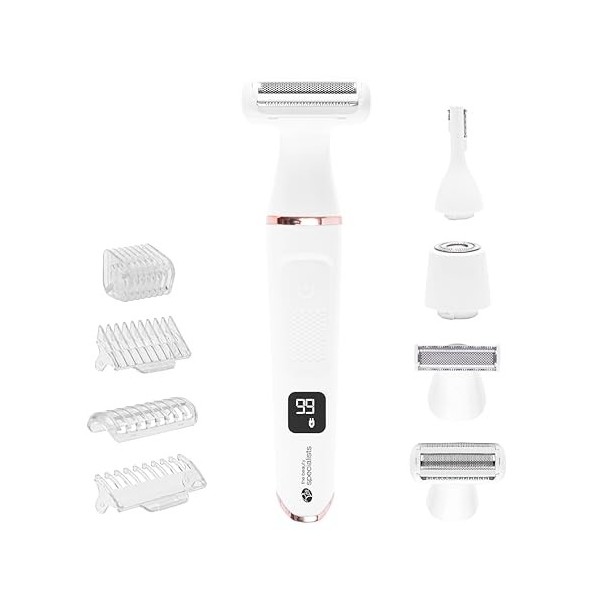 Rio Go Smooth Rasoir 4 en 1 pour femme et tondeuse bikini Rasoirs électriques femme