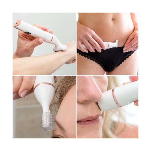 Rio Go Smooth Rasoir 4 en 1 pour femme et tondeuse bikini Rasoirs électriques femme