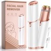 Épilateur facial pour femmes Épilation Visage Femme : rasoir électrique sans douleur pour le visage - Rasoir pour le visage f...