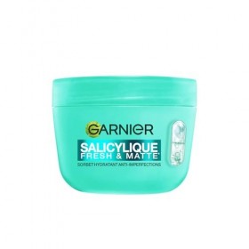 GARNIER – Salicylique – Crème Sorbet Hydratante Fresh et Matte - Crème Hydratante et Matifiante - Adoucit la Peau, Unifie le ...