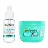 GARNIER - SkinActive - Routine Salicylique Anti-Imperfections - Crème Sorbet Hydratante Fresh & Matte 85 ml + Sérum Anti-Im S...