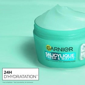 GARNIER - SkinActive - Routine Salicylique Anti-Imperfections - Crème Sorbet Hydratante Fresh & Matte 85 ml + Sérum Anti-Im S...