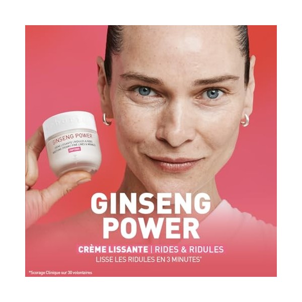 Erborian - Ginseng Power - Crème Visage Lissante Anti-Âge - Lutte contre les Rides et les Ridules - Soin du Visage - Cosmétiq...