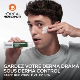 LOréal Men Expert - Hydratant Matifiant SPF30 - Soin avec Protection UV - Rééquilibre les Zones Grasses de la Peau - Enrichi ...