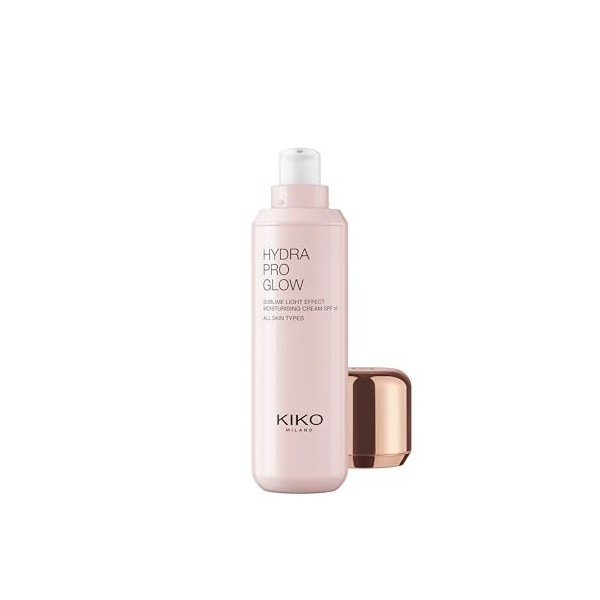 KIKO Milano Hydra Pro Glow, Crème Hydratante Pour Le Visage À Effet Lumière Sublime À L’Acide Hyaluronique Spf 10 Soin du Visage