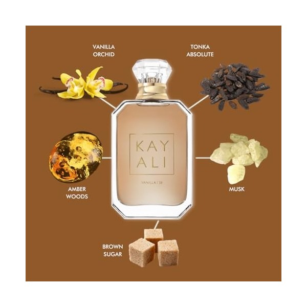 KAYALI Vanilla 28 Eau de Parfum, 10 ml Format Voyage, Parfum Vanille Parfum