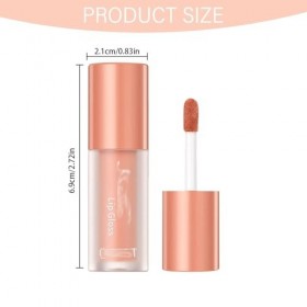 produit amazone Lèvres rebondissant hydratant velours léger longue durée confortable Non collant amical pas de Film blanc 1ml...