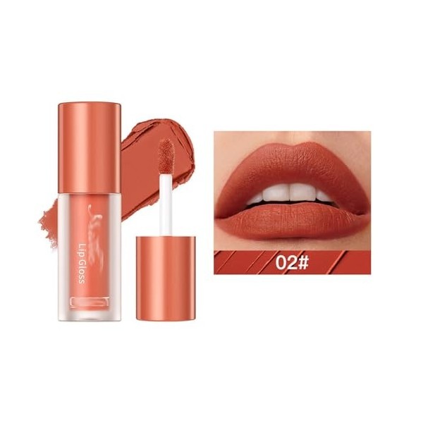 produit amazone Lèvres rebondissant hydratant velours léger longue durée confortable Non collant amical pas de Film blanc 1ml...