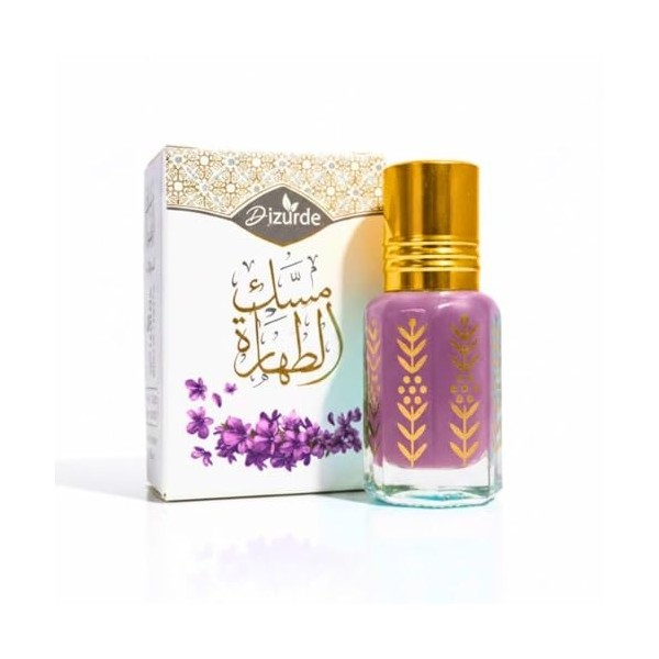 DIZURDE Musc Tahara 6mL – Musc Intime | Musc Blanc | Senteur Douce pour la Peau Parfum