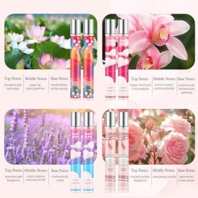 Coffret cadeau parfum qualité supérieure pour femme - 8 x 35 ml - Mini parfums - Avec doux parfum floral et fruit - coffret c