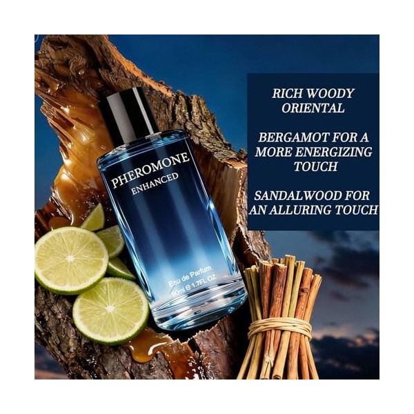 50ml Parfum Homme Cadeau - Cadeau Saint Valentin pour Homme Parfum, Eau de Phéromones Parfums, Idee Cadeaux Personnalisé Cade...