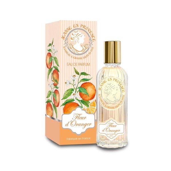 JEANNE EN PROVENCE - Parfum Femme Fleur dOranger - Eau de Parfum - Flacon Vaporisateur 60 ml - Fabriqué en France à Grasse