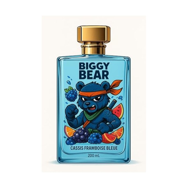 Balboul : Biggy Bear 200ml - Cassis Framboise Bleue Juice