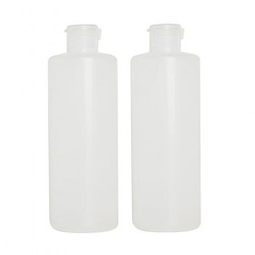 2 PCS Transparent Rechargeable Vide En Plastique Cosmétique Squeezable Flacon Bouteilles Pot Pot avec Flip Cap Toner Lotion G