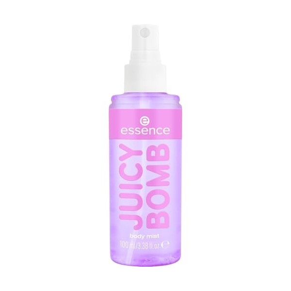 essence JUICY BOMB sweet drop body mist, Eau de Toilette, Nr. 101, Rot, vegan, ohne Mikroplastikpartikel, ohne Konservierungs