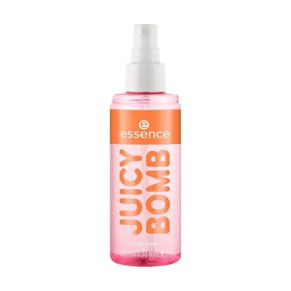essence JUICY BOMB sweet drop body mist, Eau de Toilette, Nr. 101, Rot, vegan, ohne Mikroplastikpartikel, ohne Konservierungs