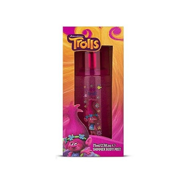 Trolls Eau Fraîche Scintillante pour Corps Rose 75 ml