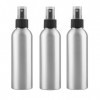 3PCS 150ML 0.5oz flacons vaporisateurs vides en aluminium argenté avec tête de pulvérisation noire - Pulvérisateur à brume fi