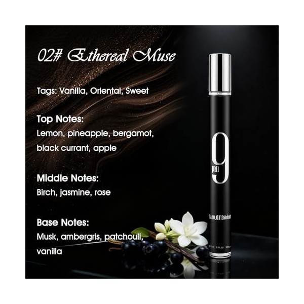 Coffret parfum homme, 4X35ml eau de toilette homme aux notes patchouli, cannelle et vanille | Sensuel et affirmé, parfum pour