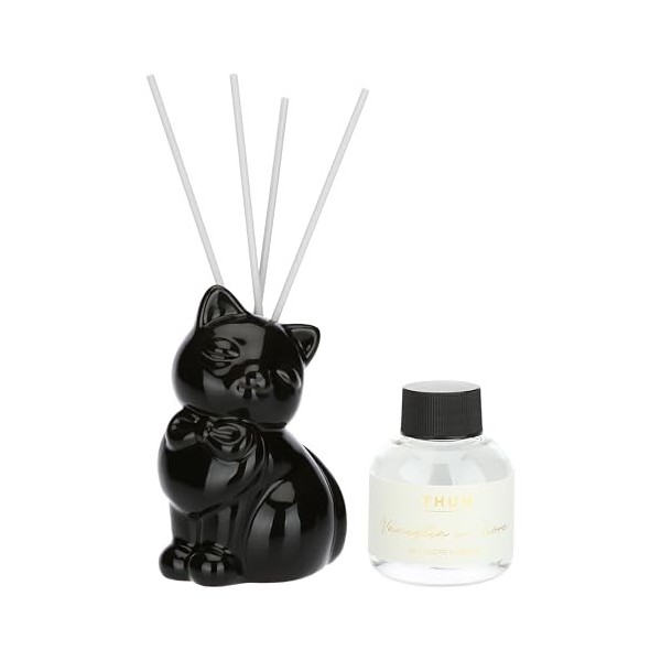 Thun Diffuseur Aromatique Chat en Céramique, 100 ML, 16 x 8 x 24 cm