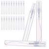 Tucnoeu Lot de 20 mini flacons pulvérisateurs de 5 ml - Petit vaporisateur de parfum - Rechargeable - Brume fine - Convient p...