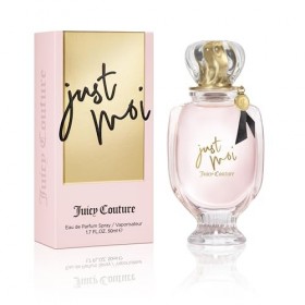 Juicy Couture Just Moi Eau de parfum en flacon vaporisateur pour femme, parfum vanille ambrée avec fleur de cacao, magnolia e