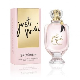 Juicy Couture Just Moi Eau de parfum en flacon vaporisateur pour femme, parfum vanille ambrée avec fleur de cacao, magnolia e