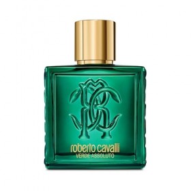 ROBERTO CAVALLI Uomo Verde Assoluto, Eau de Parfum pour Homme, Parfum Épicé Boisé, 100 ml