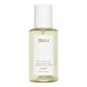 OUAI Brume cheveux & corps St. Barts - Parfum pour cheveux & spray corps au parfum tropical - Notes de fruit du dragon, fleur