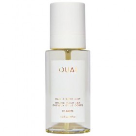 OUAI Brume cheveux & corps - St. Barts - Les vacances en un spray - À utiliser de la tête aux pieds - Notes de fruit du drago