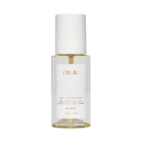 OUAI Brume cheveux & corps - St. Barts - Les vacances en un spray - À utiliser de la tête aux pieds - Notes de fruit du drago