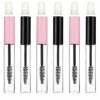 HJZHII Lot de 6 flacons de mascara vides de 10 ml, transparents, rechargeables, avec baguette magique, en plastique, brosse à...