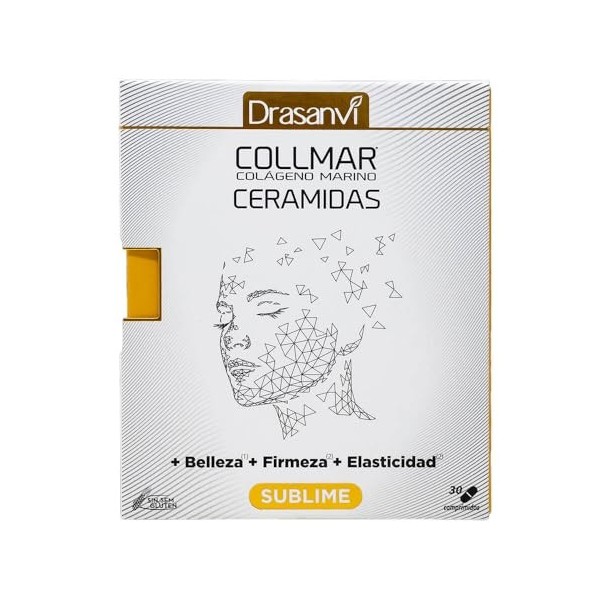 DRASANVI COLLMAR CERAMIDAS 30cap. – gélules qui facilitent la supplémentation quotidienne, contribue au fonctionnement normal...