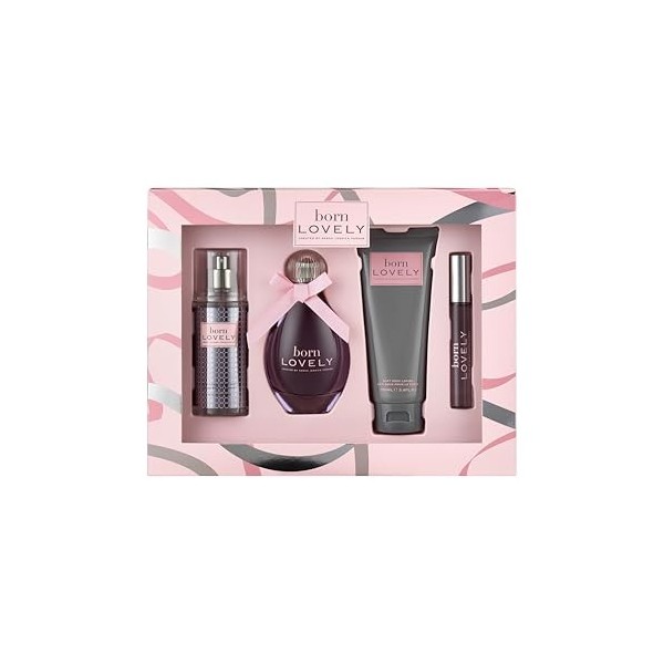 Born Lovely EDP + Body Mist + Body Lotion 100ml + EDP 10ml Rollerball GIFTSET