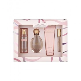 Lovely EDP + Body Mist + Body Lotion 100ml + EDP 10ml Rollerball GIFTSET