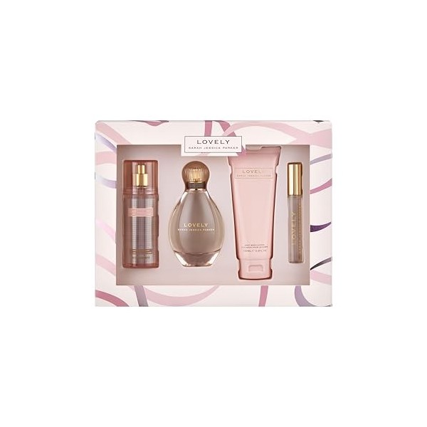 Lovely EDP + Body Mist + Body Lotion 100ml + EDP 10ml Rollerball GIFTSET