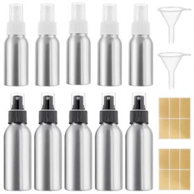 XTUDOU®14 Pièces Flacon Spray Vide 100ml, Comprenant 2 Entonnoirs et 2 éTiquettes AdhéSives, Mini Flacons PulvéRisateurs pour...