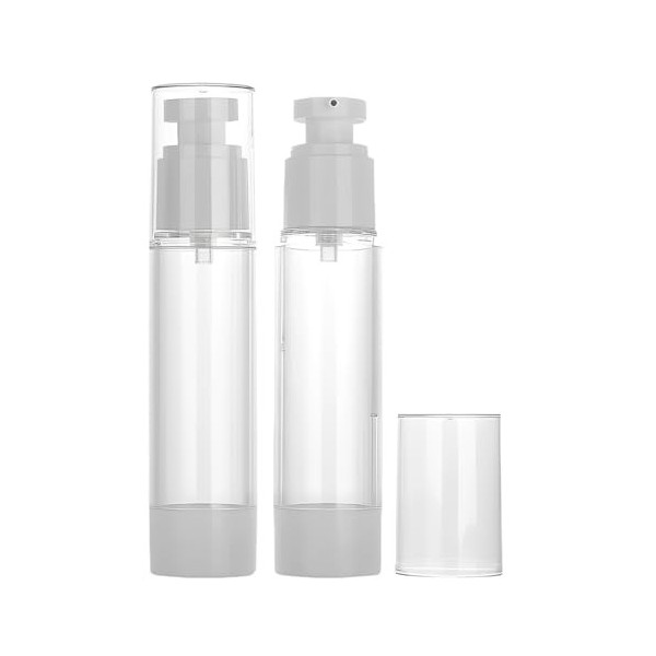 TEOZBLU Flacon à Parfum de Voyage Rechargeable 2 x 30 ml - Vaporisateur Portable en Verre Robuste pour Avion et Sac à Main Pa...