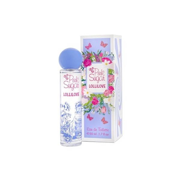 LOLLILOVE Eau de toilette – Parfum floral, ambré et fruité – 50 ml Parfum