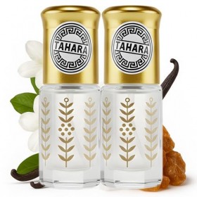 Craft & Care Musk Tahara Parfum arabe | Huile parfumée crémeuse et concentrée 3 ml format poche | Musc blanc avec notes de P...