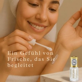 Craft & Care Musk Tahara Parfum arabe | Huile parfumée crémeuse et concentrée 3 ml format poche | Musc blanc avec notes de P...