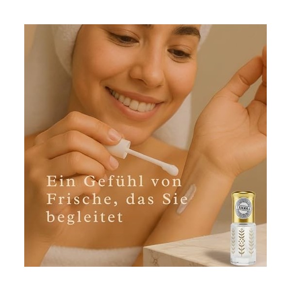 Craft & Care Musk Tahara Parfum arabe | Huile parfumée crémeuse et concentrée 3 ml format poche | Musc blanc avec notes de P...