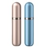 Lammcou Vaporisateur de Parfum 5ml Voyage, Flacon Parfum Rechargeable Portable Antifuite en Aluminium, Mini Spray Parfum pour...