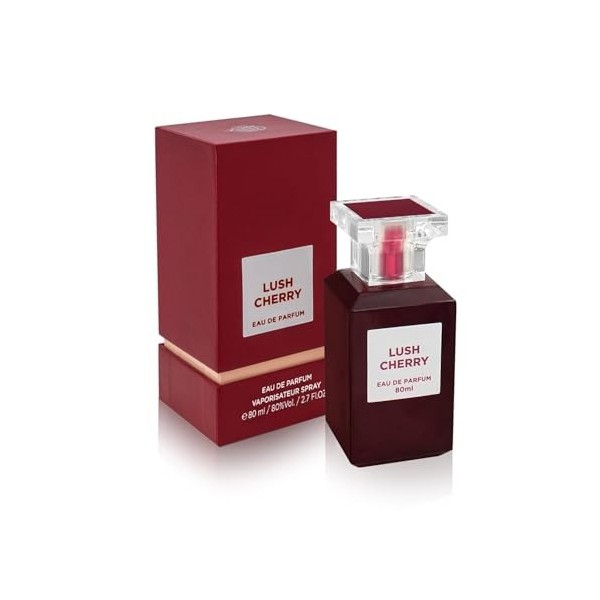 Lush Cherry Eau de Parfum - 80 ml - Parfum de niche de luxe fabriqué aux Émirats arabes unis Parfum